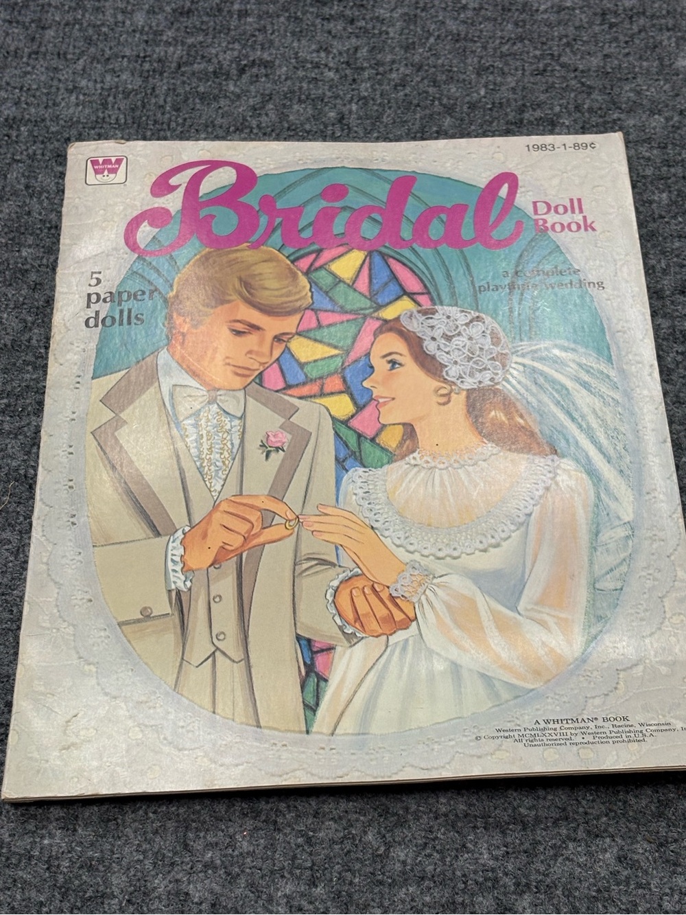 Vintage 1978 Whitman Bridal Paper Doll Book